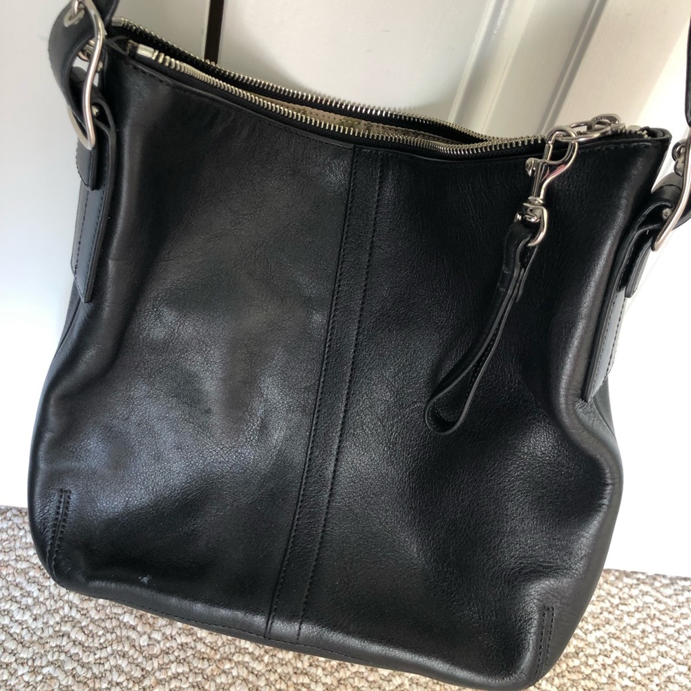Coach Crossbody Saddlebag Black